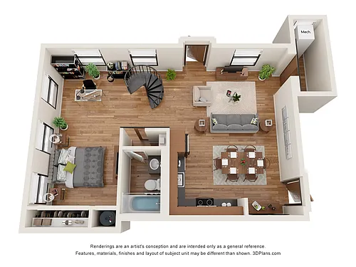 Floor plan 204