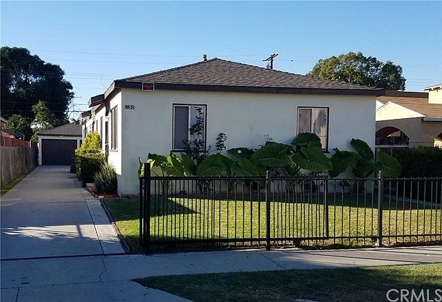 Front view of the subject property 8631 San Gabriel Avenue