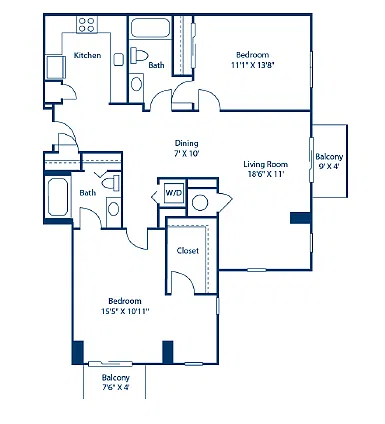 Floor plan B2A
