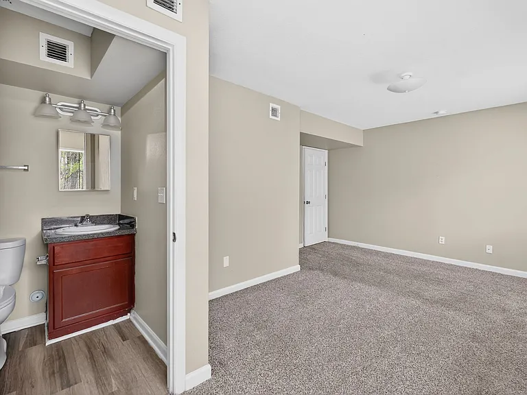 Ensuites in some units