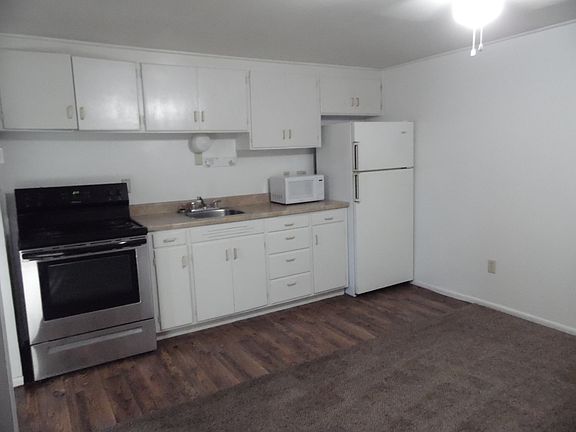 The apartment comes with a full-size refrigerator and stove/oven. There plenty of cabinetry for storage in the kitchenet. You can have a small table for dinning area.