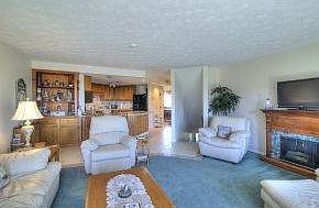 Open Concept Kitchen & LR