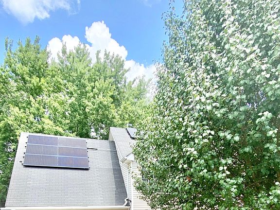 Solar panels eco friendly home