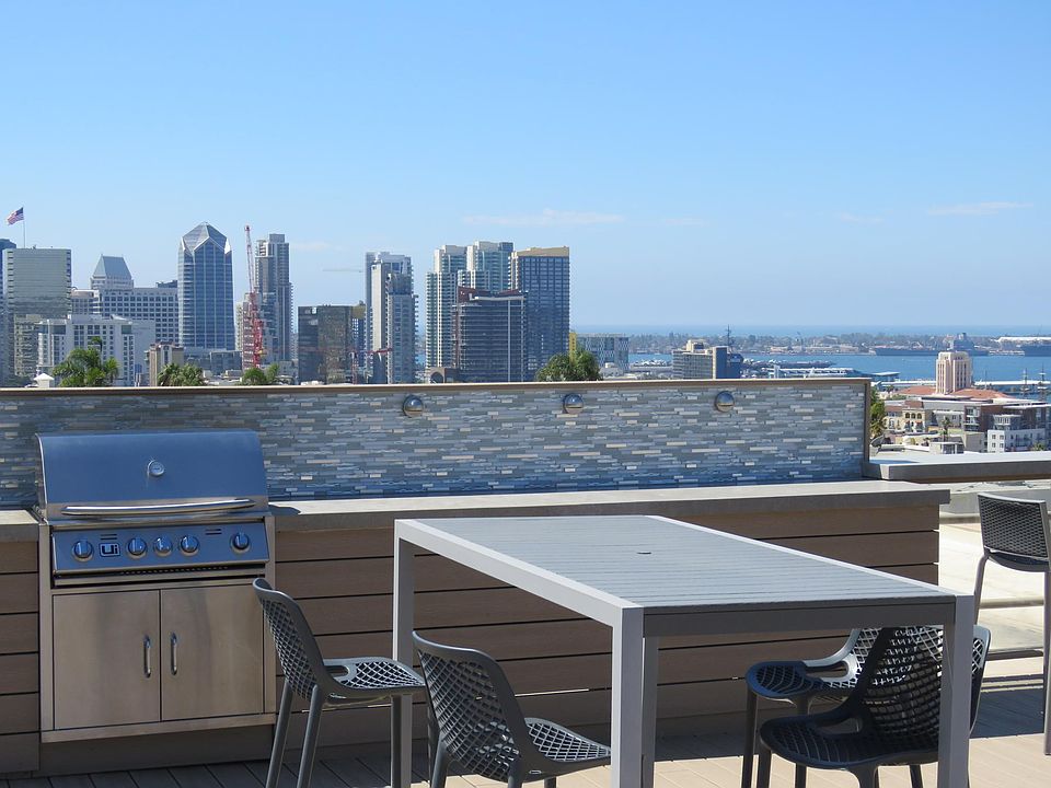 Roof Deck Looking South (Complementary Grill)