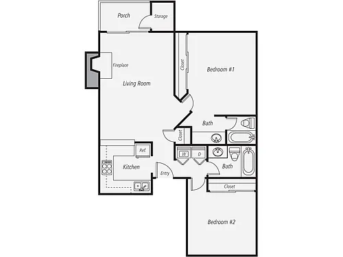 Floor plan B2