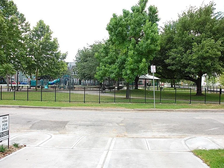View from the driveway looks directly at the neighborhood park!