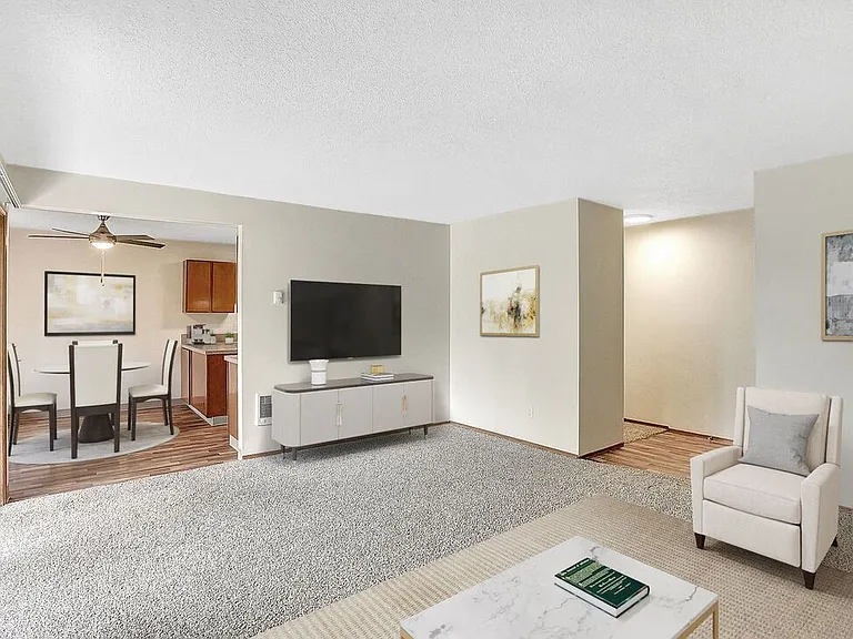 Living Room River Cliff Apartments Milwaukie Oregon