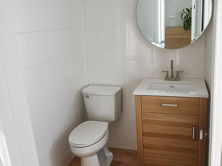 First floor half bathroom