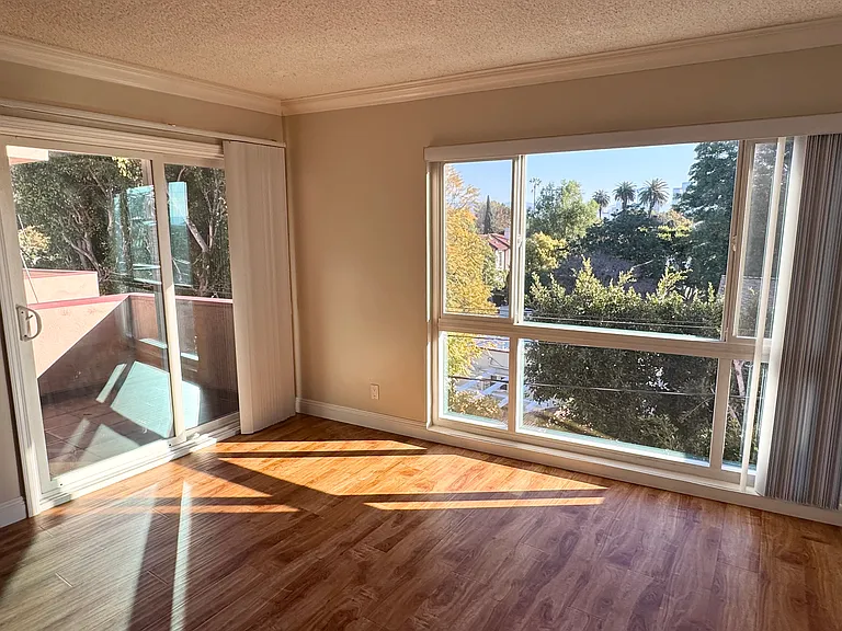 View from the living room. Also access the balcony