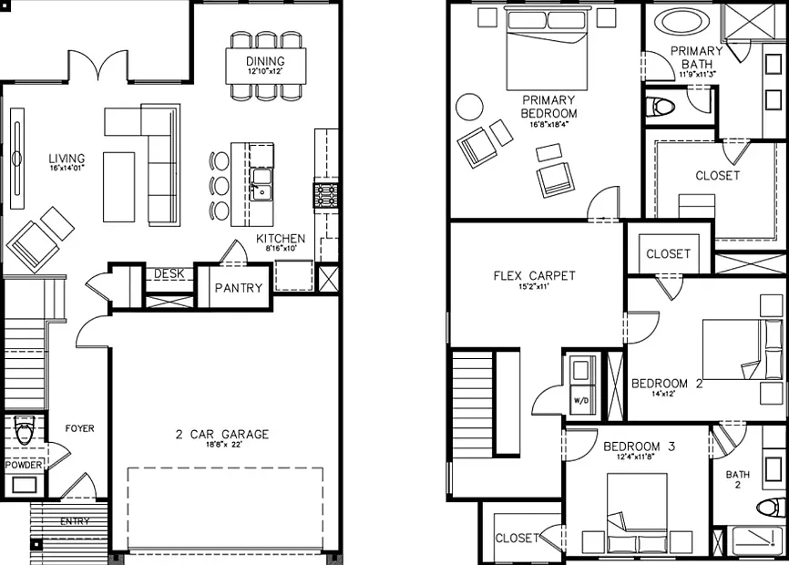 3 bed, 3.5 bath, 2024 sqft, $3,300 — Photo 3