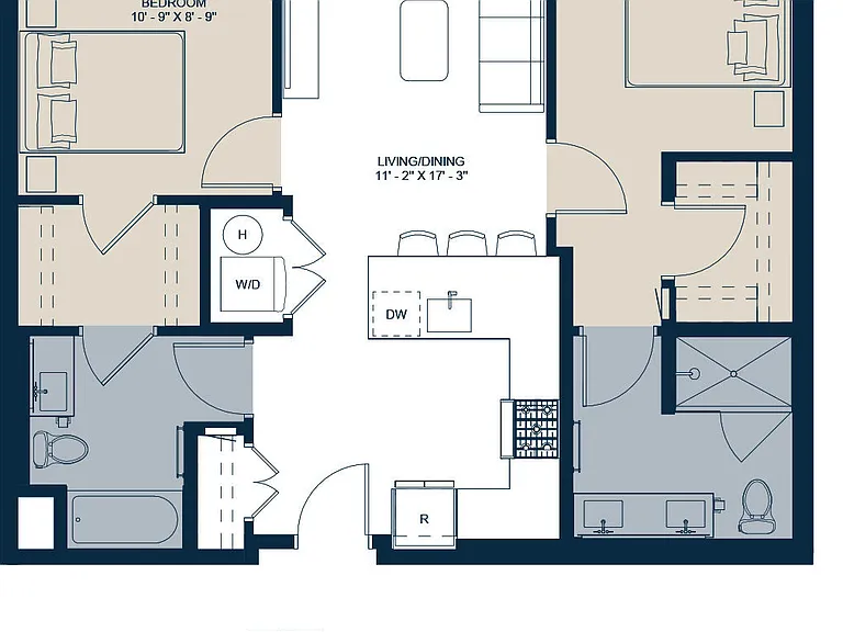 Flats - B1 Floorplan