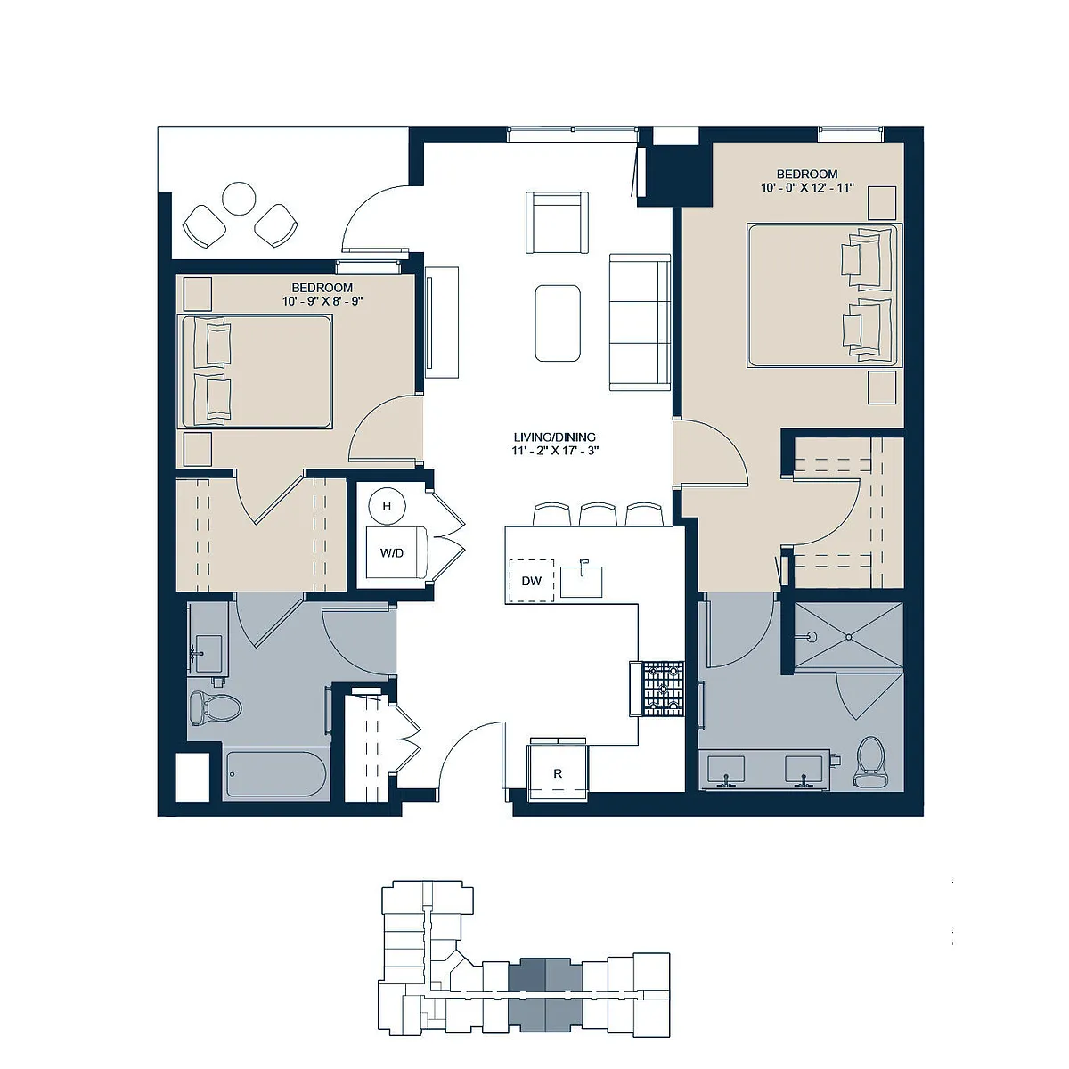 Floor plan B1