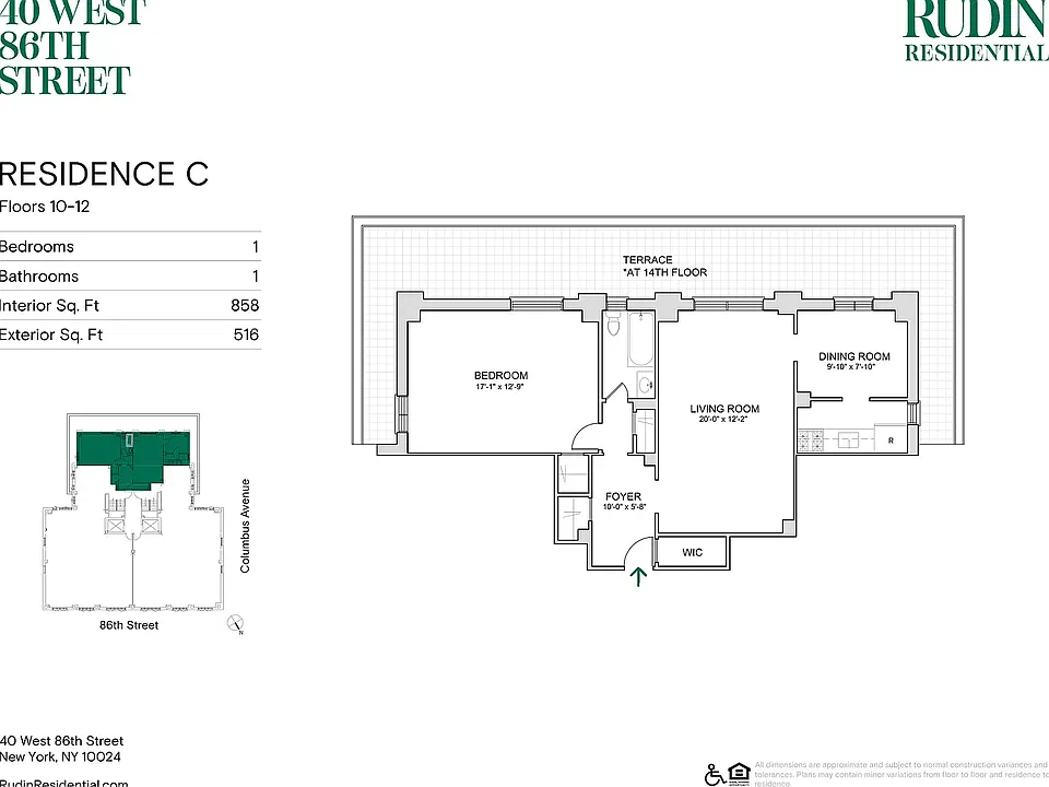 40 W 86th St #12C