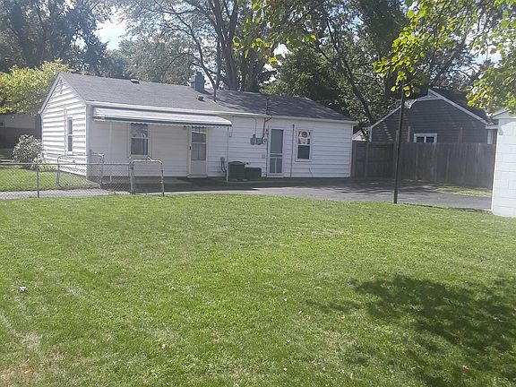 view from backyard toward house