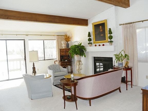 Living Room With Walkout To Deck