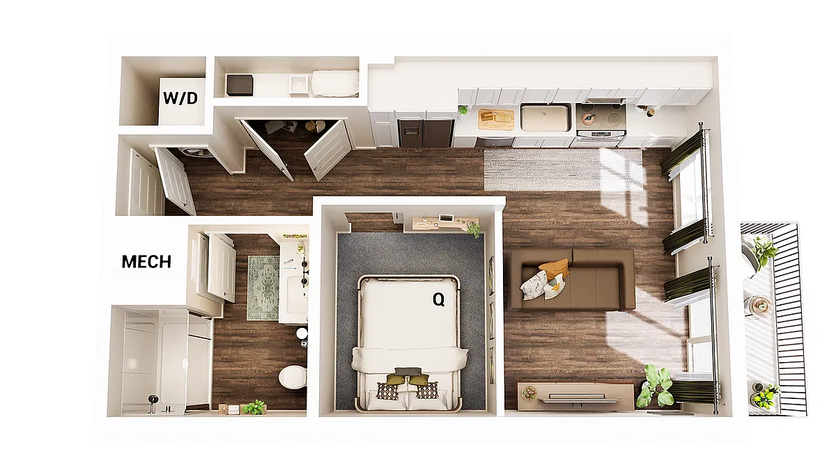 Floor plan S1B