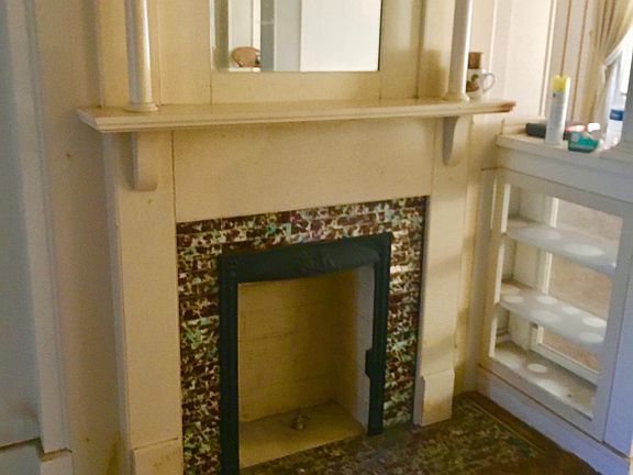 Fireplace front Dining Room