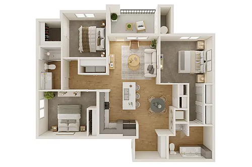 Floor plan C1 - 3X2