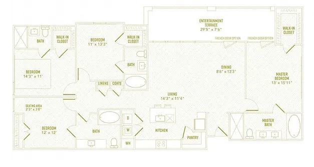 Floor plan D1