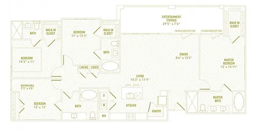 Floor plan D1