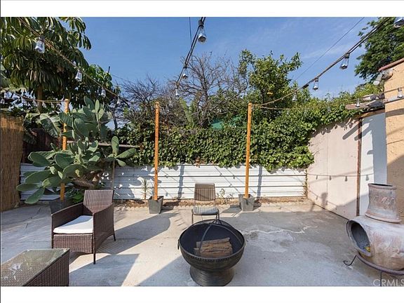 Private backyard