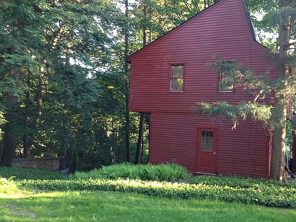 View of studio from backyard