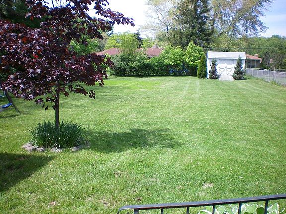 Large back yard