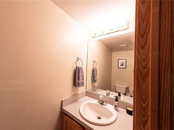 Main floor powder room, original