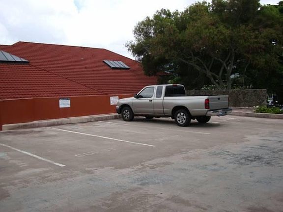 Visitor parking area