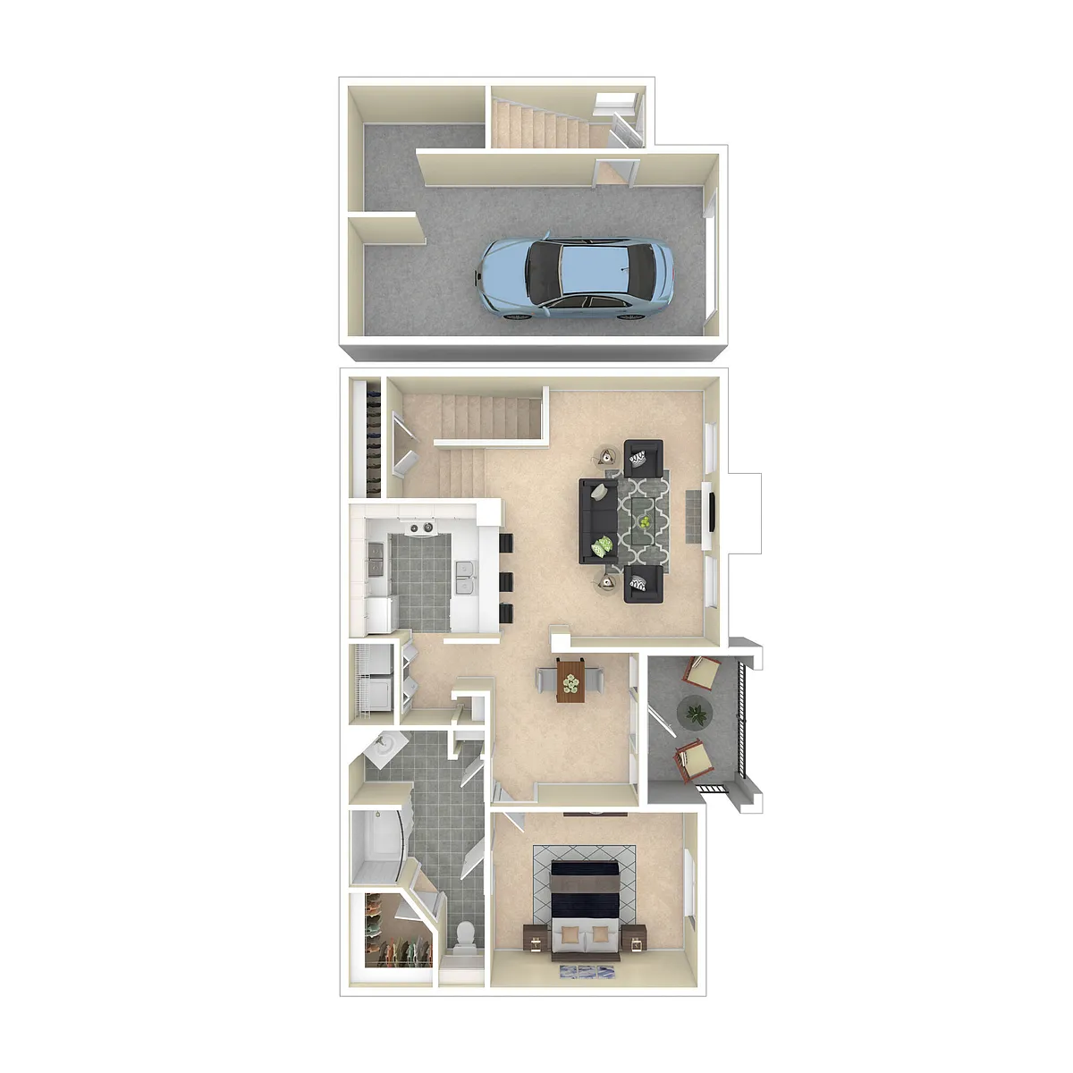 Floor plan 1 Bedroom - A5