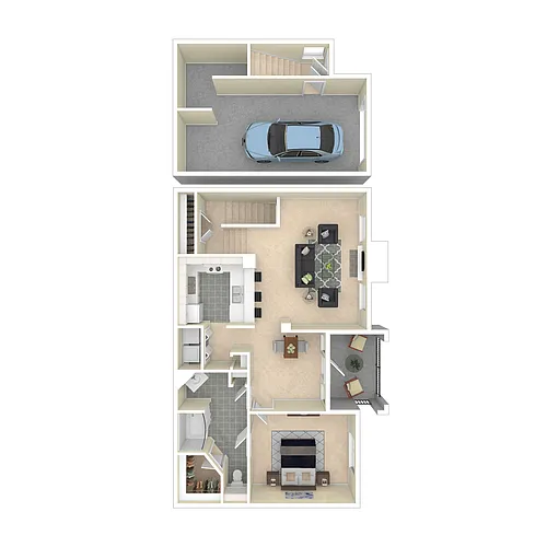 Floor plan 1 Bedroom - A5