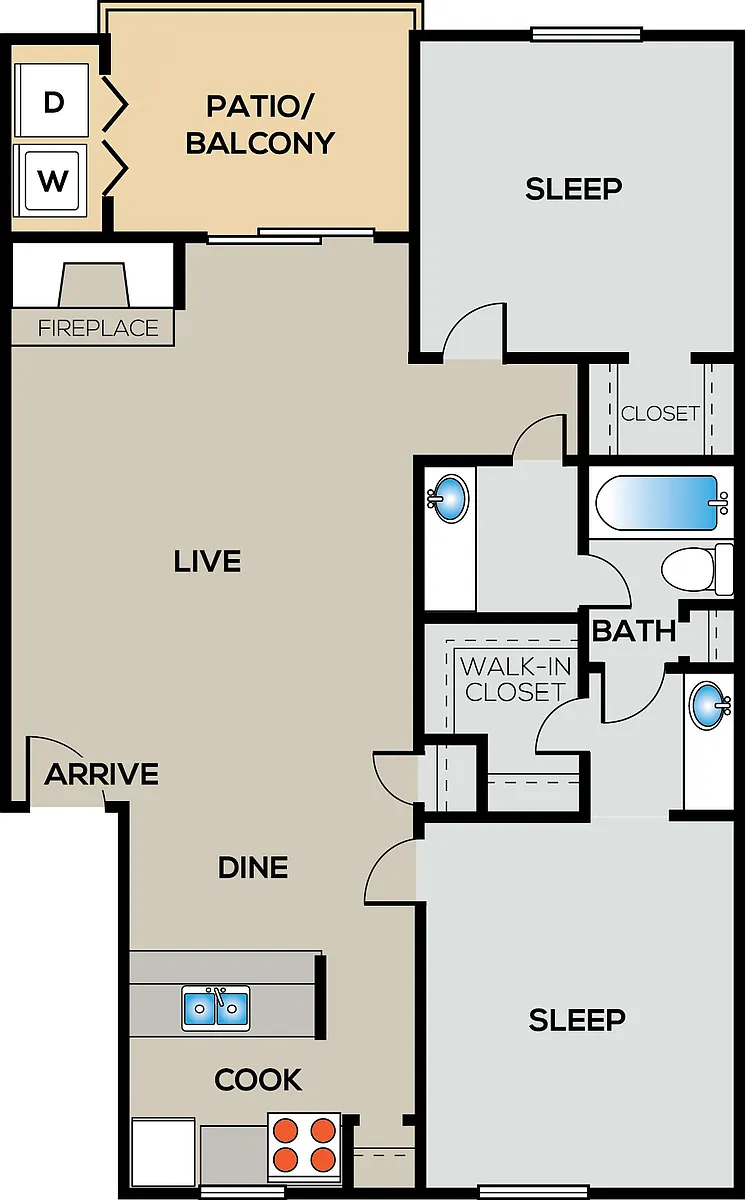 Floor plan B1