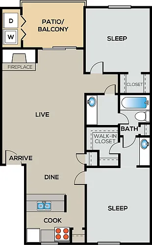 Floor plan B1