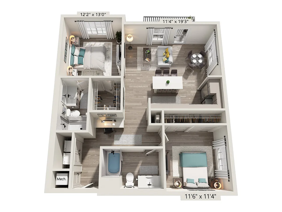 Floor plan B2
