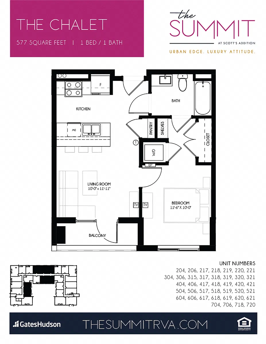 Floor plan The Chalet