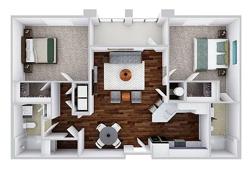 Floor plan Van Gogh