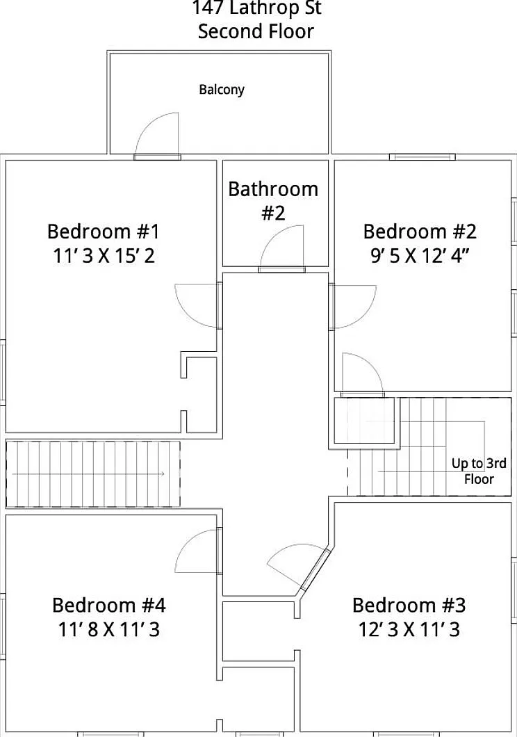 147 Lathrop (6BR +++) - Tallard Apartments — Photo 3