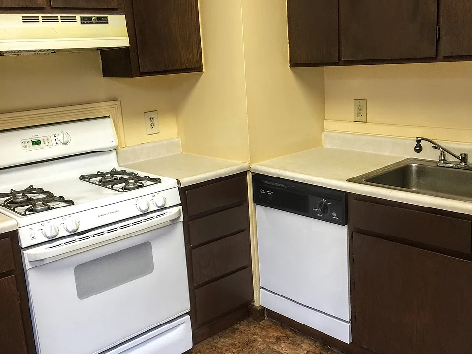 portion of kitchen