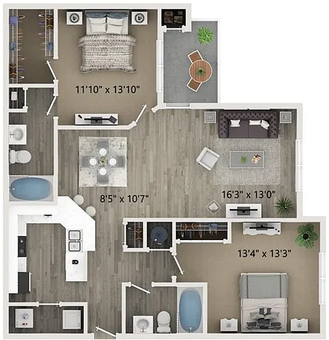Floor plan B1