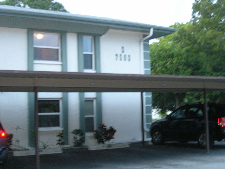 Secluded area with carport