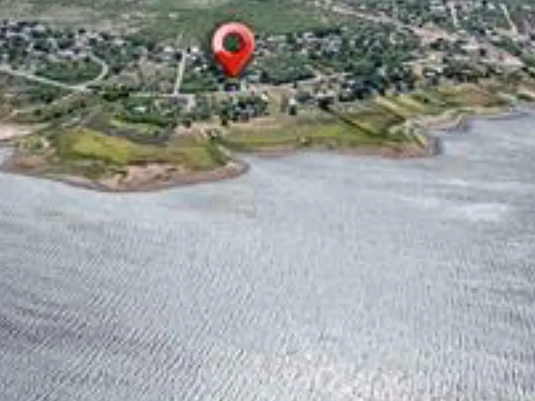 Drone view of property East to west