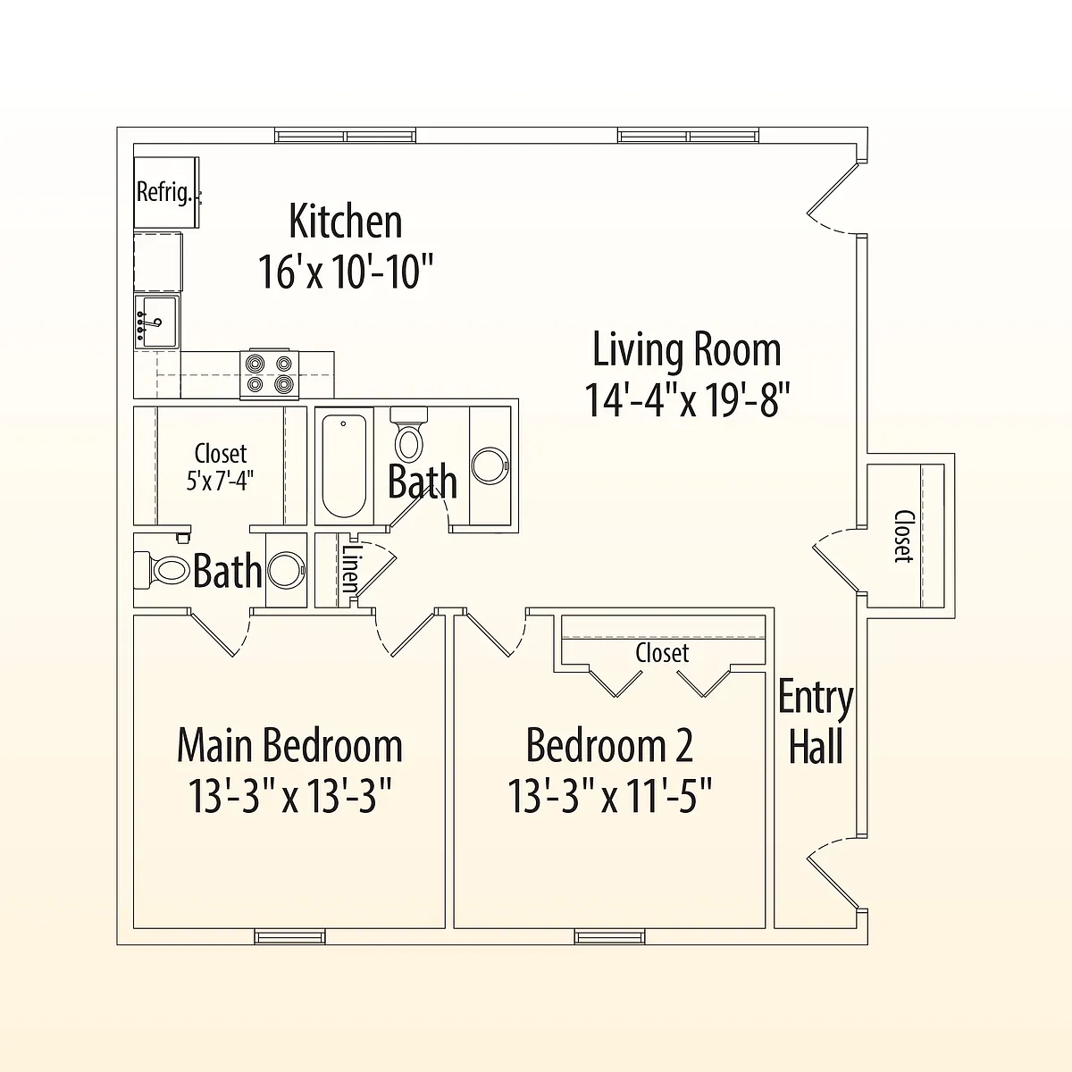 Floor plan Oak