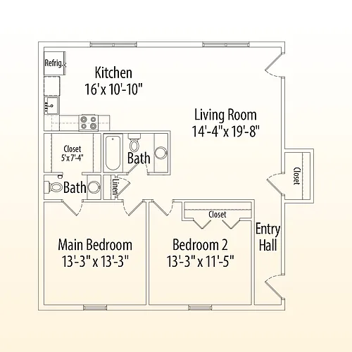 Floor plan Oak