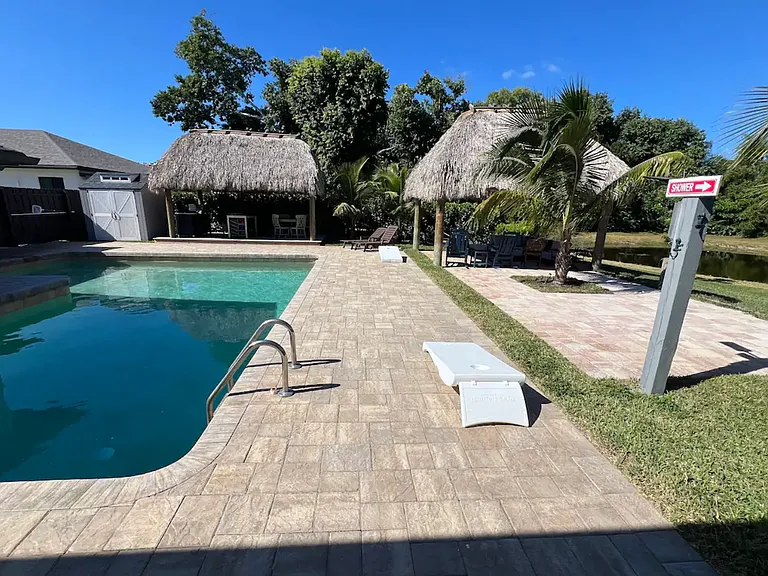 Inground pool, space for entertaining