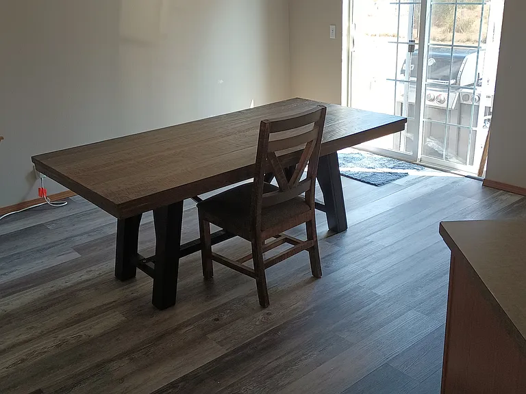 Dining area off of kitchen