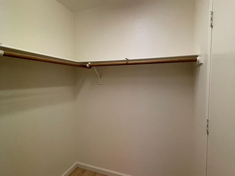 Right side of large walk-in closet
