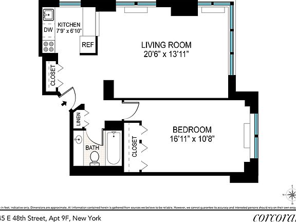 2nd image of 145 E 48th St APT 9F