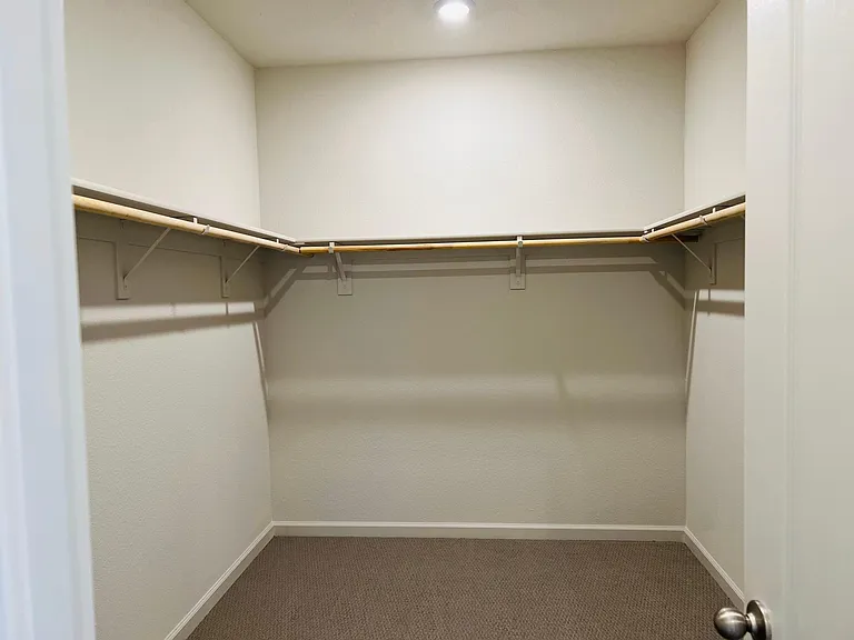 Master bathroom closet
