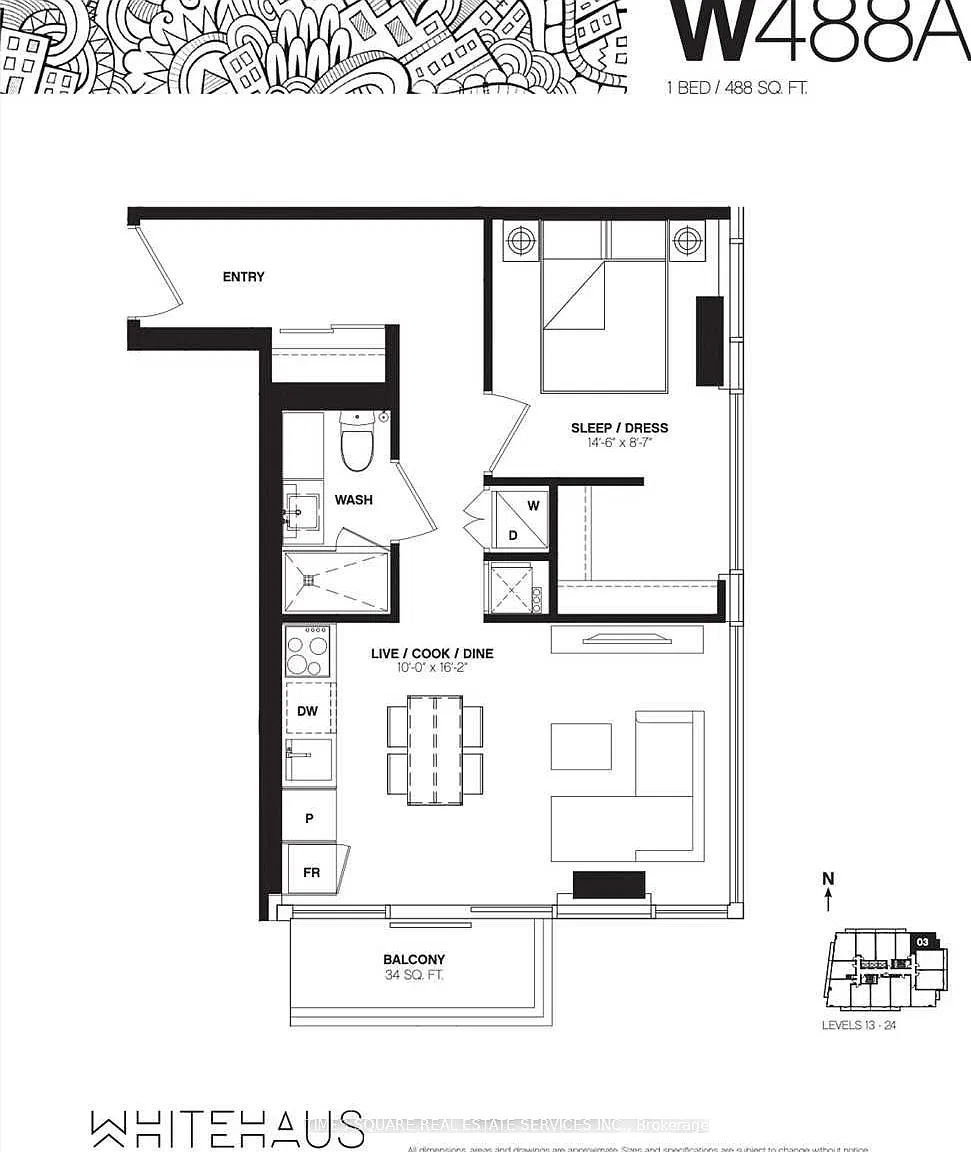1 bed, $2,300 — Photo 3