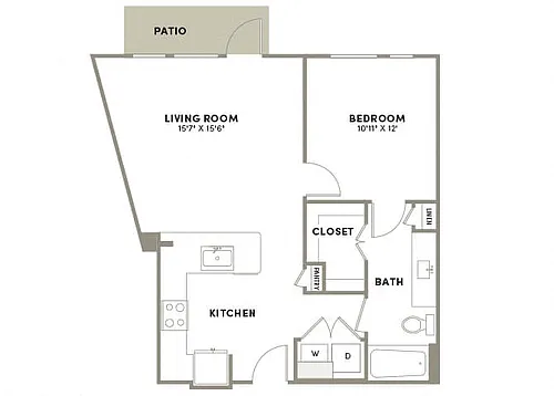 Floor plan A05 ESSENTIAL LIVING